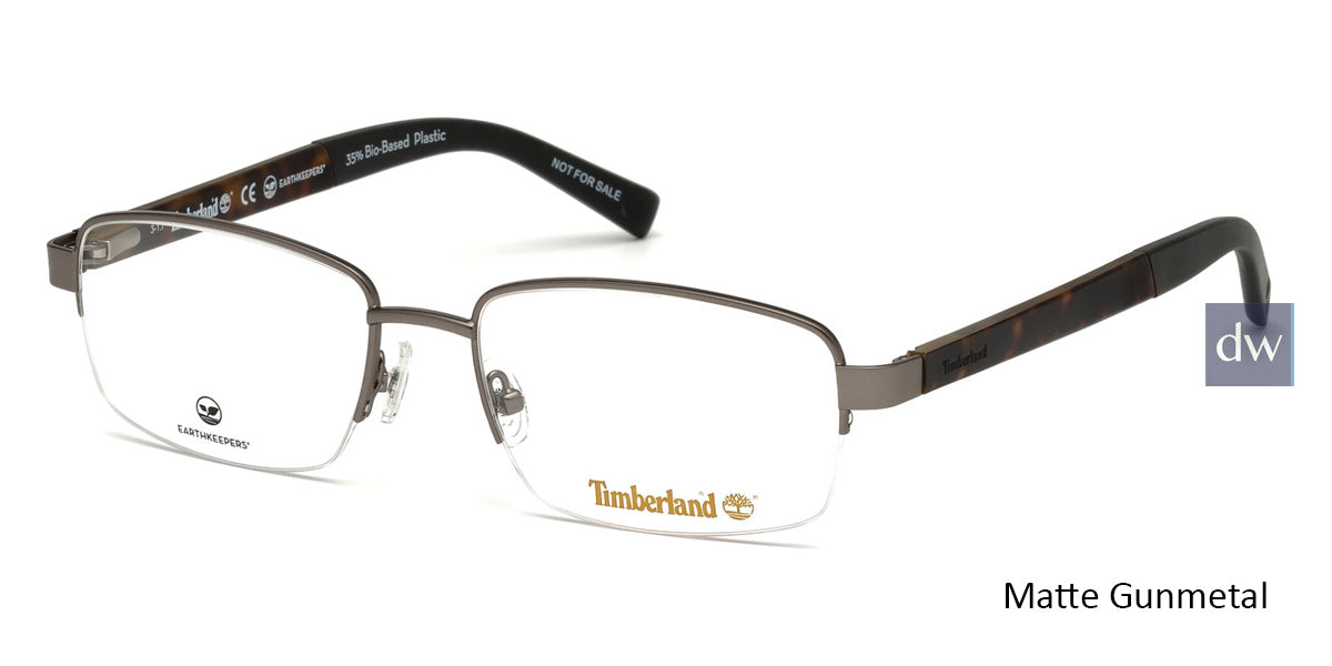 Matte Gunmetal Timberland TB1588 Eyeglasses.