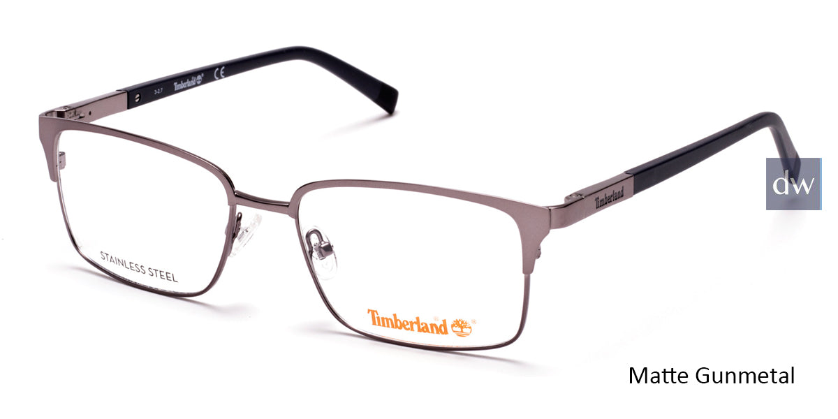 Matte Gunmetal Timberland TB1604 Eyeglasses.