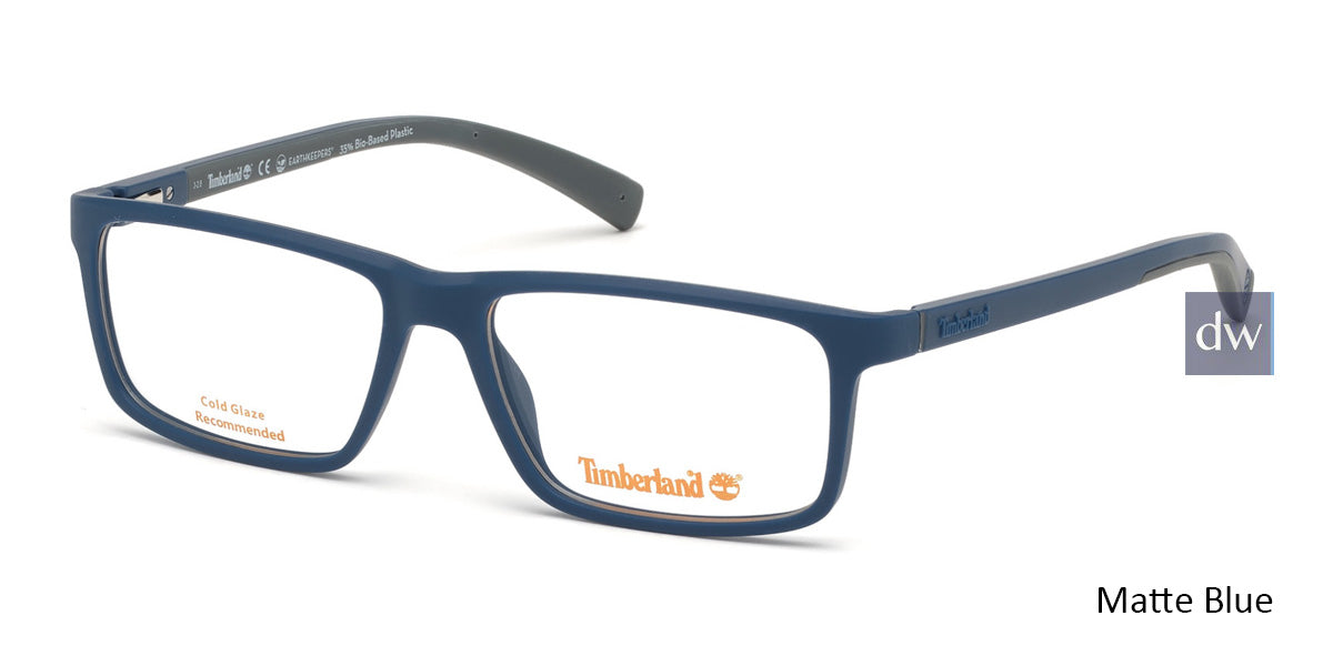 Matte Blue Timberland TB1636 Eyeglasses.