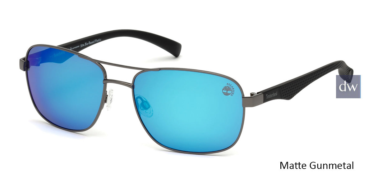 Matte Gunmetal Timberland TB9136 Sunglasses.