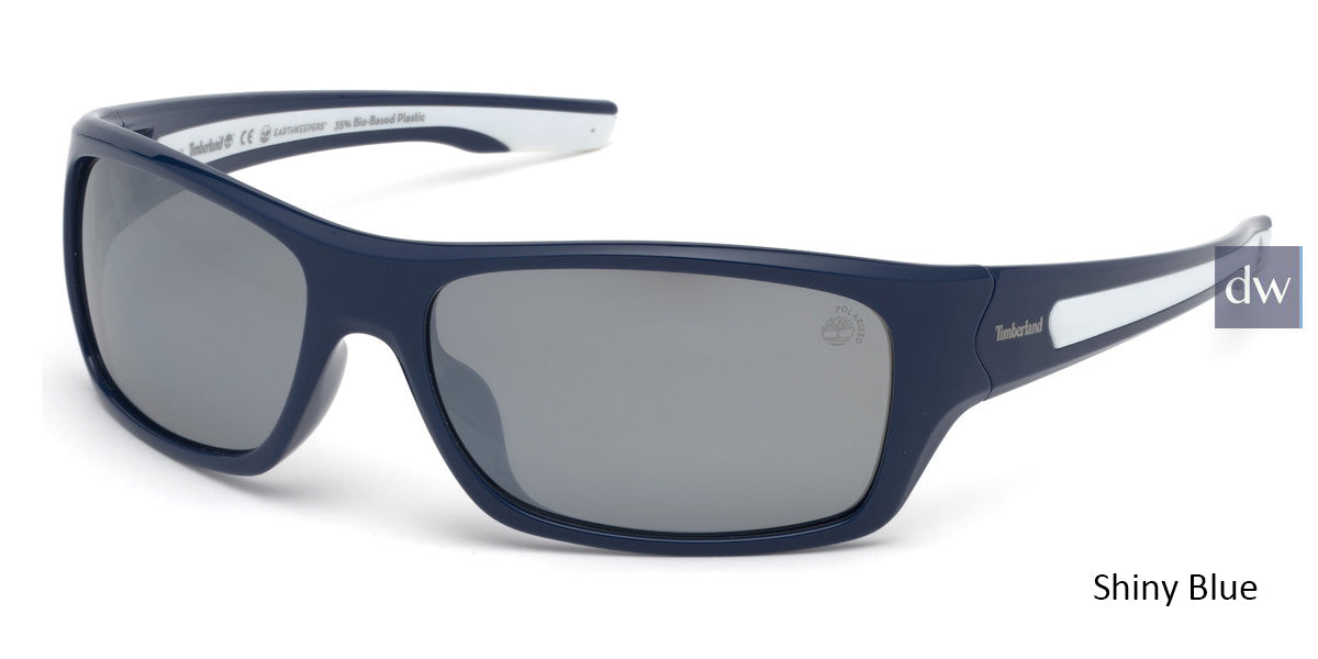 Shiny Blue Timberland TB9192 Sunglasses.