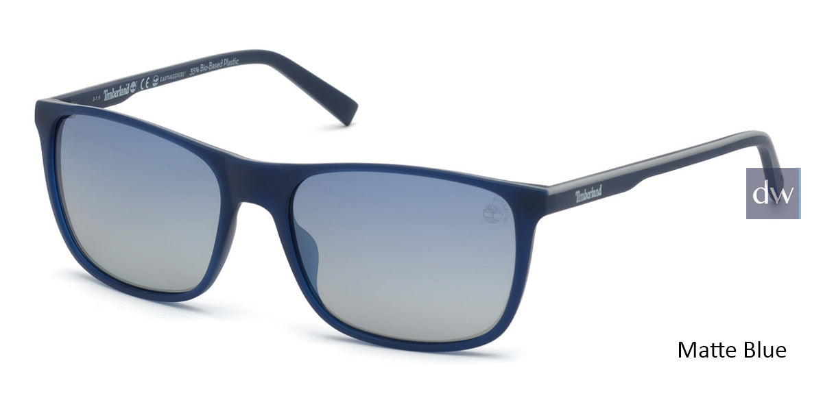 Matte Blue Timberland TB9195 Sunglasses