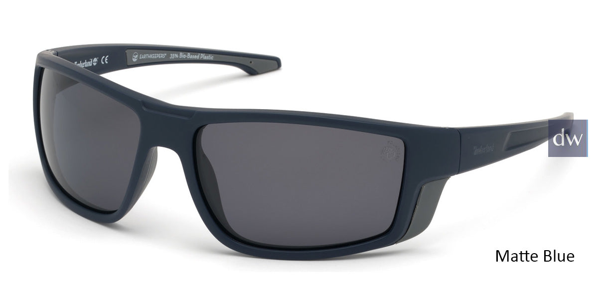 Matte Blue Timberland TB9218 Sunglasses