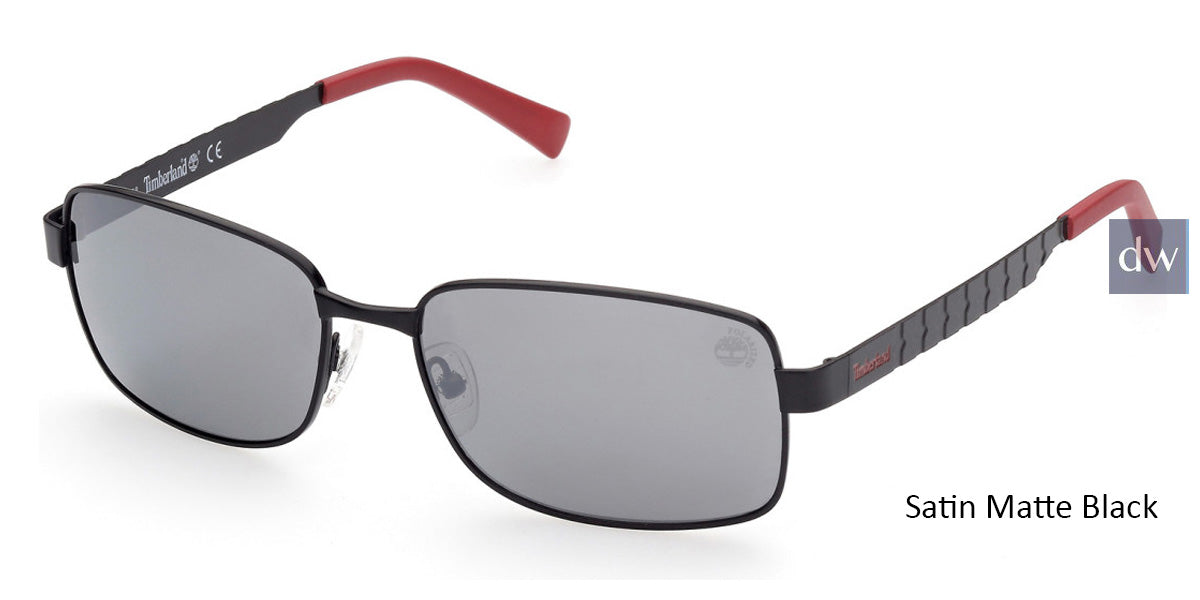 Satin Matte Black Timberland TB9226 Sunglasses
