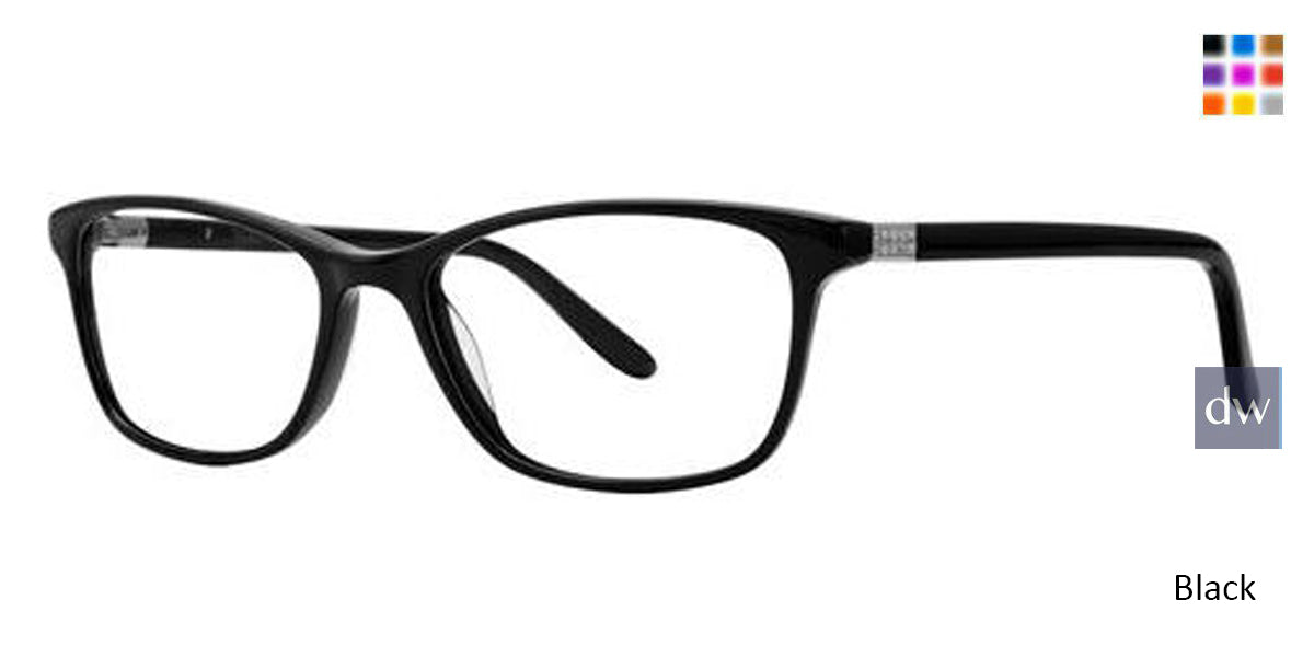 Black Vera Wang Tori Eyeglasses.
