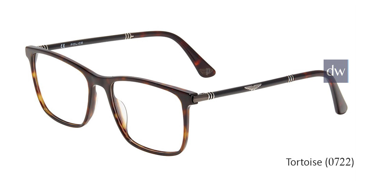 Tortoise(0722) Police VPL953 Eyeglasses.