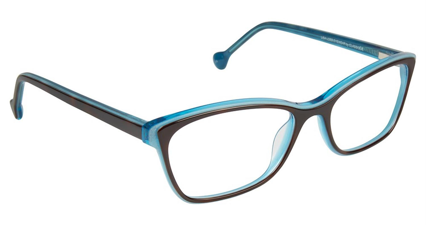 Tortoise Blue Lisa Loeb Buzz Eyeglasses