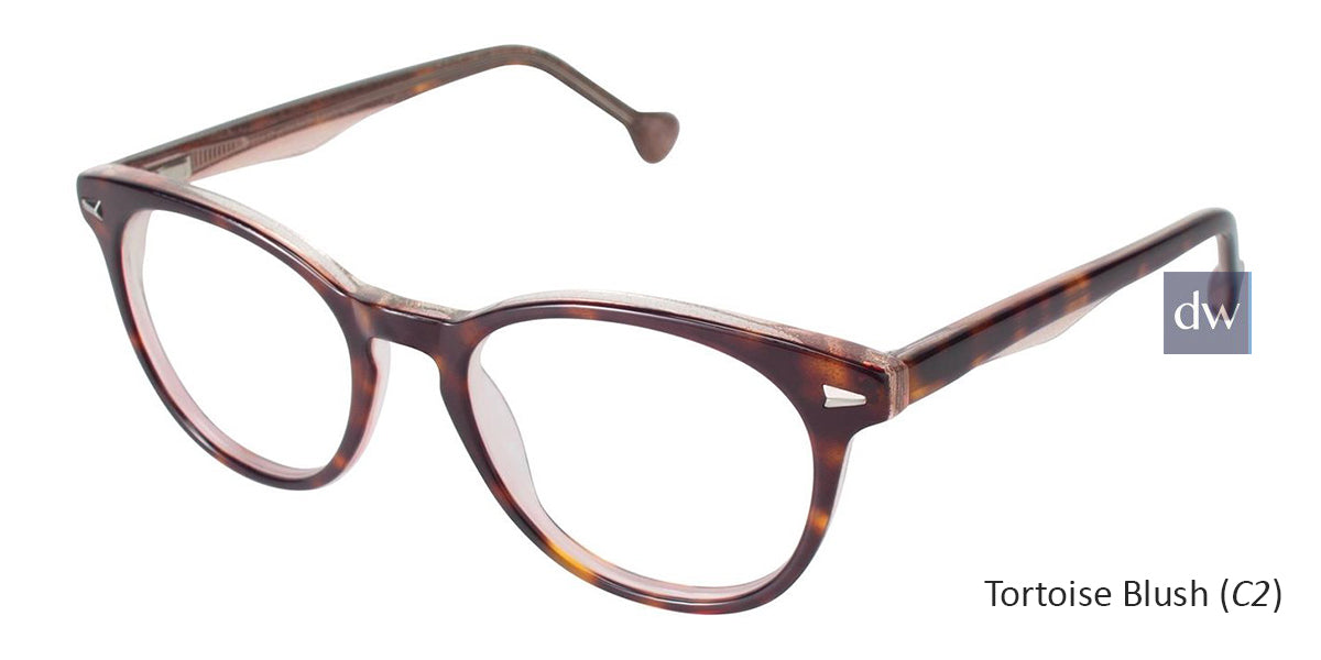 Tortoise Blush (C2) Lisa Loeb Gold Dust Eyeglasses