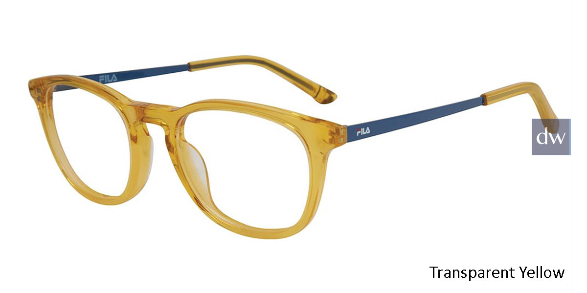 Transparent Yellow Fila VF9461 Eyeglasses
