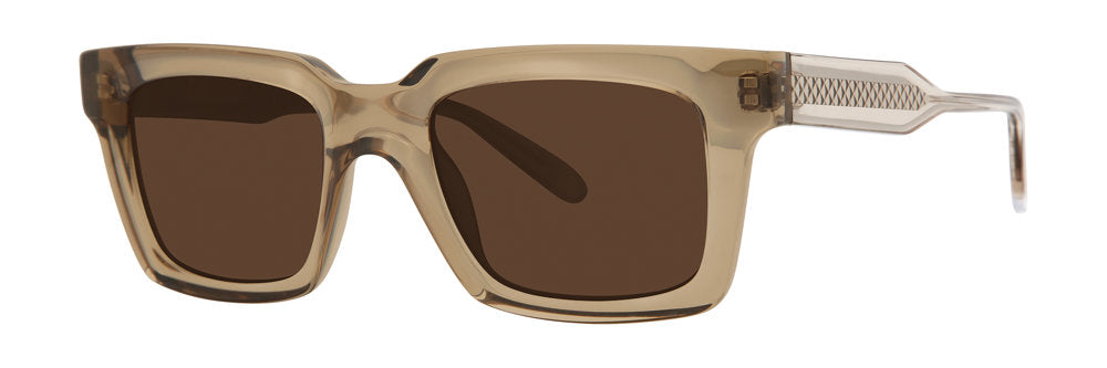 Original Penguin The Kraft men's square acetate sunglasses in Travertine — polarized