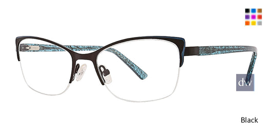 Black Xoxo Tybee Eyeglasses.