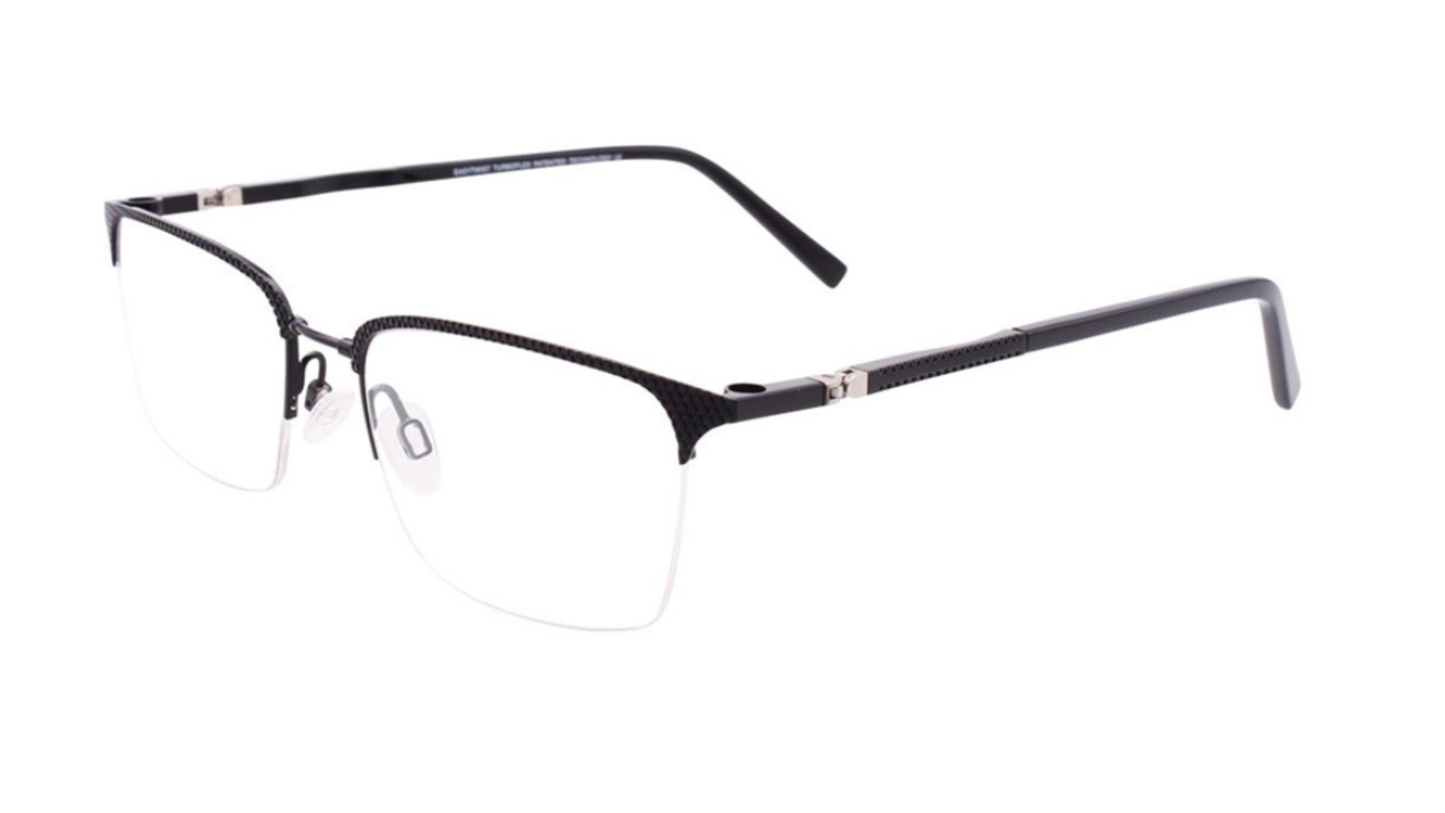 Clip & Twist CT259 Semi-Rimless Rectangle Eyeglasses