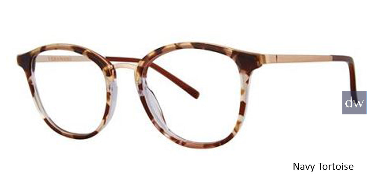 Navy Tortoise Vera Wang V561 Eyeglasses - Teenager.