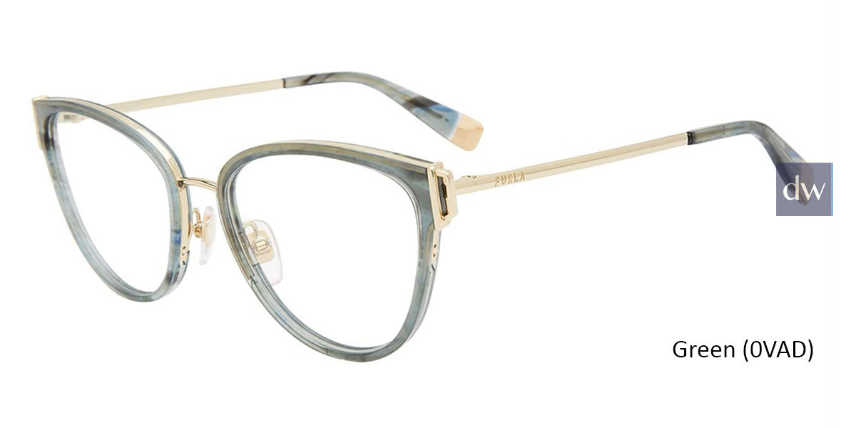 Green (0VAD) Furla VFU444 Eyeglasses