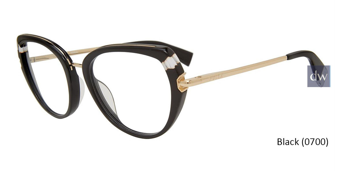 Black (0700) Furla VFU500V Eyeglasses