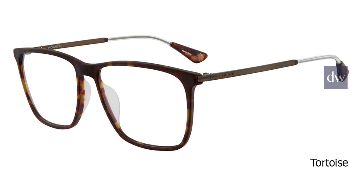 Tortoise Police VPL689 Eyeglasses.