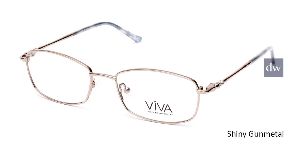 Shiny Gunmetal Viva VV4510 Eyeglasses.