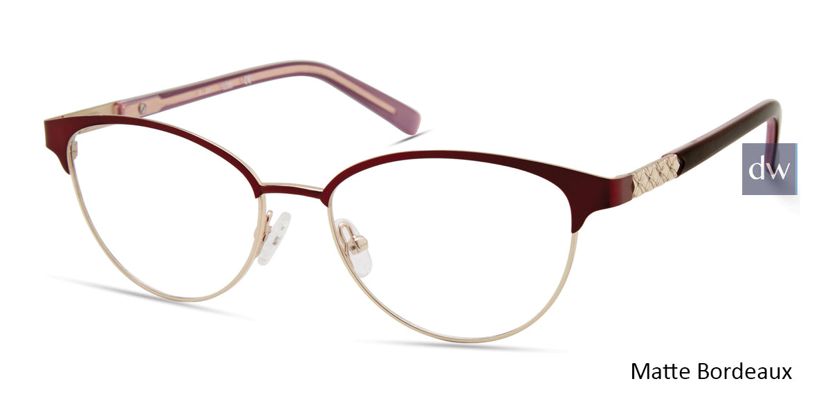 Matte Bordeaux Viva VV4519 Eyeglasses.