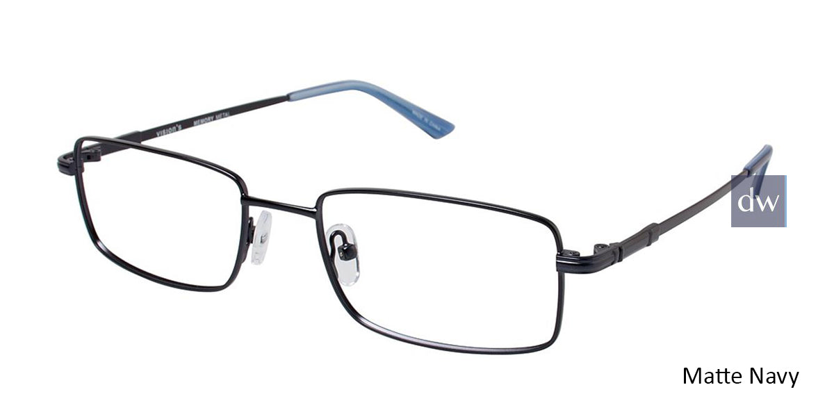 Matte Navy (c01) Vision's 215 Eyeglasses.