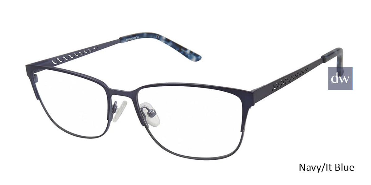 Navy/It Blue (c03) Vision's 236 Eyeglasses.