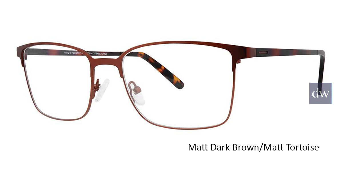 Matt Dark Brown/Matt Tortoise Vivid 2026 Eyeglasses.