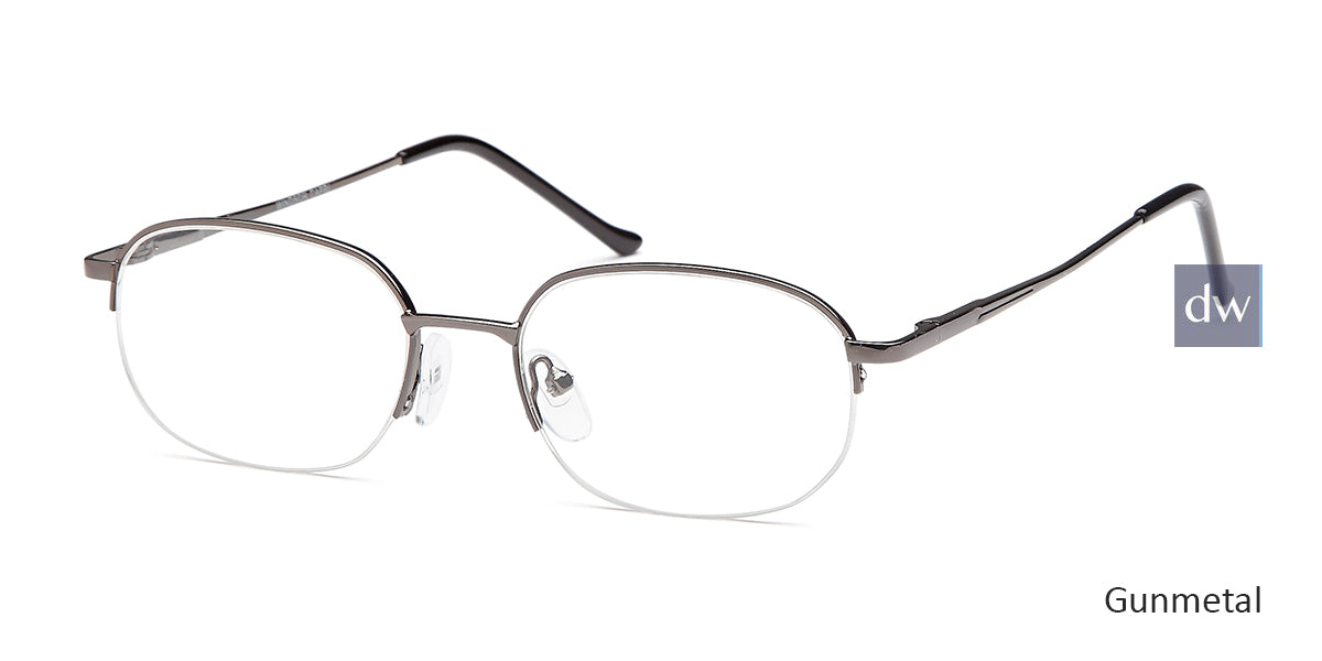 Gunmetal Capri Versailles Palace Windsor Eyeglasses.