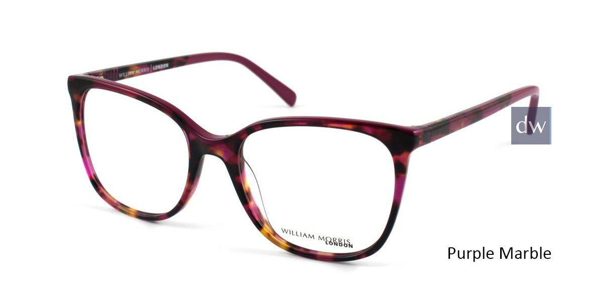 Purple Marble William Morris London WM50042 Eyeglasses.