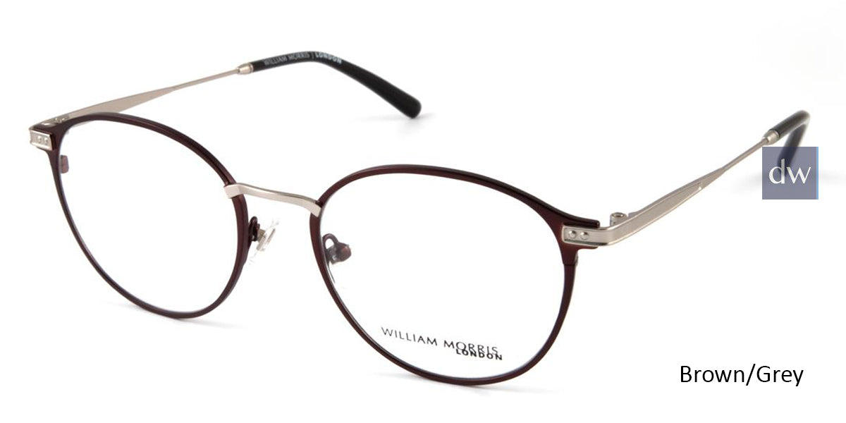 Brown/Grey William Morris London WM50103 Eyeglasses.