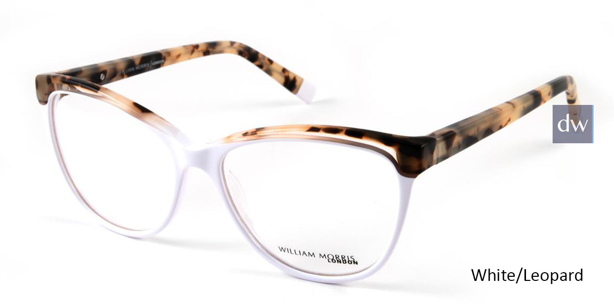 White/Leopard William Morris London WM50114 Eyeglasses.