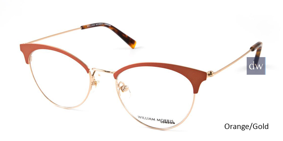 Orange/Gold William Morris London WM50120 Eyeglasses.