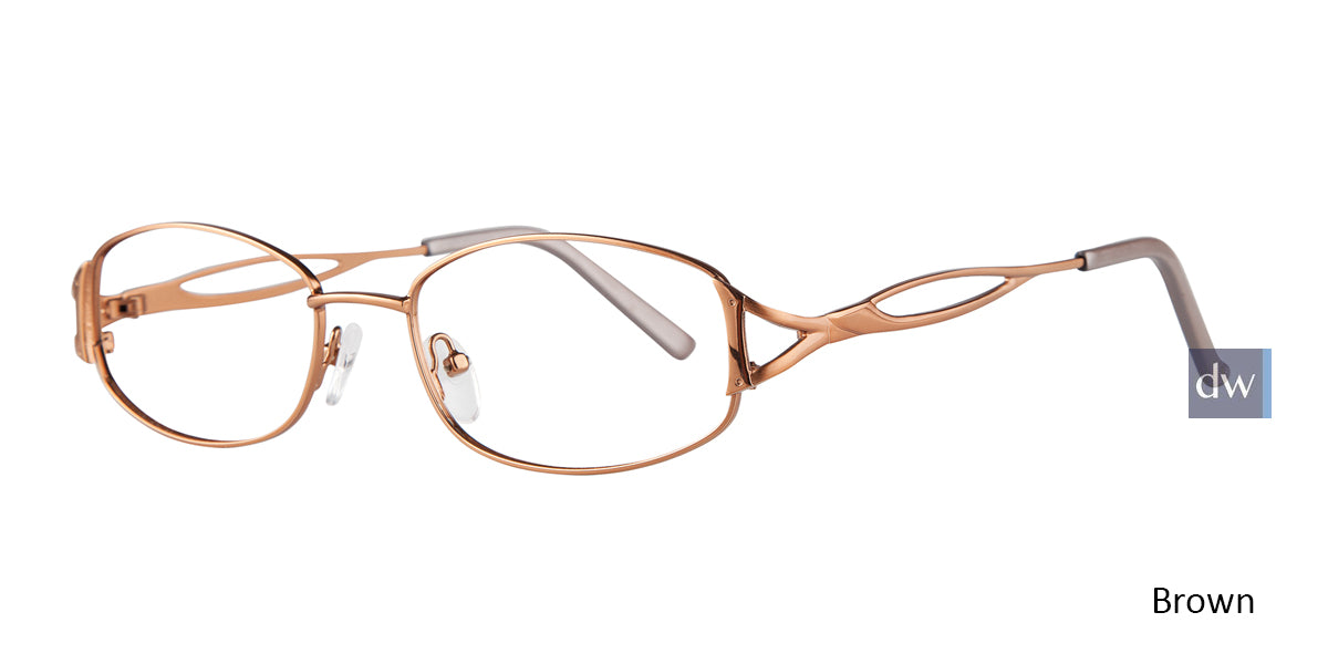 Brown Affordable Designs Wilma Eyeglasses.