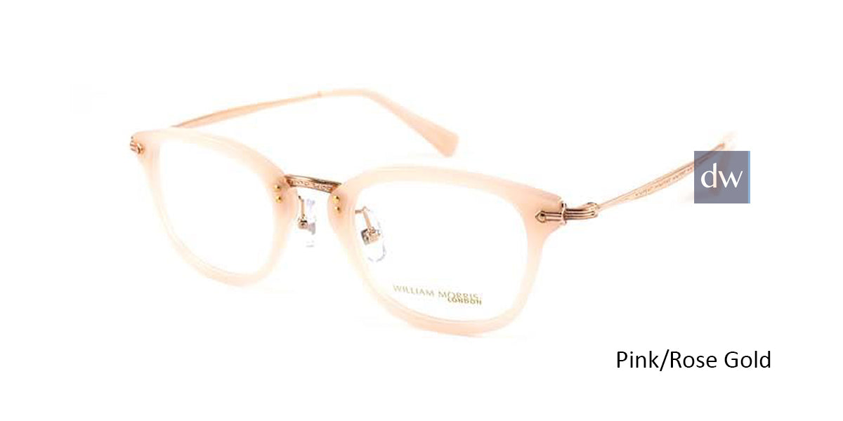 Pink/Rose Gold William Morris London WM50027 Eyeglasses - Teenager.