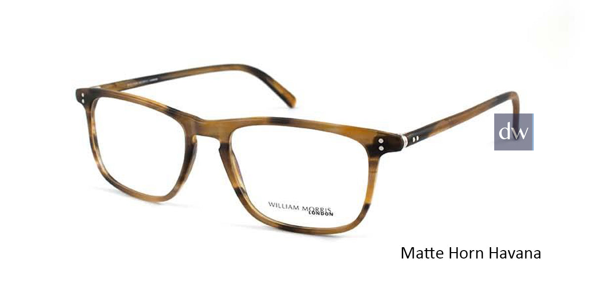 Matte Horn Havana William Morris London WM50033 Eyeglasses.
