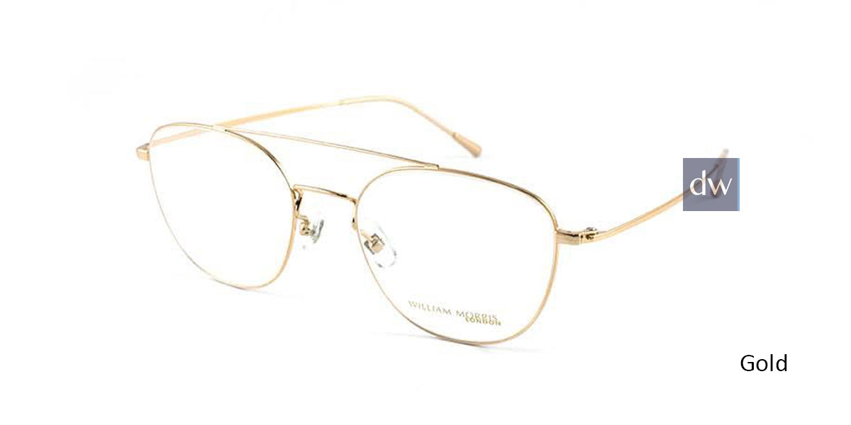 Gold William Morris London WM50066 Eyeglasses.