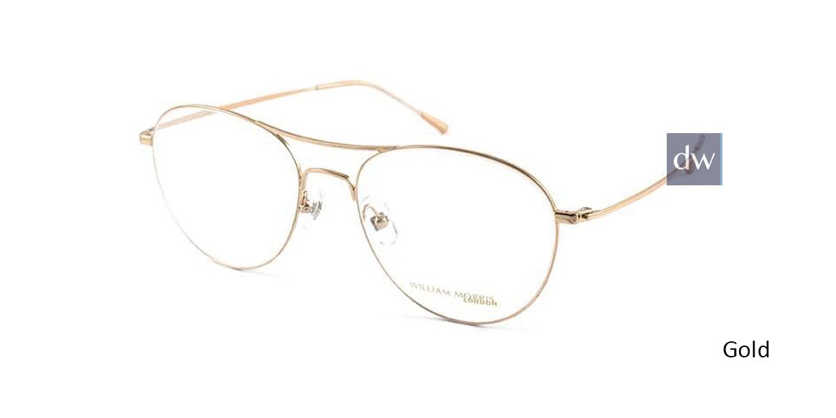 Gold William Morris London WM50069 Eyeglasses.