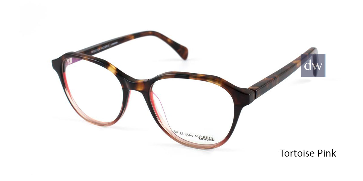 Tortoise Pink William Morris London WM50078 Eyeglasses.