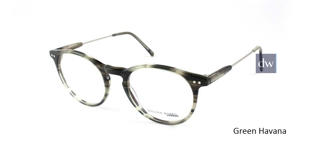 Green Havana William Morris London WM50083 Eyeglasses.