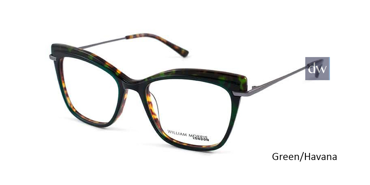 Green/Havana William Morris London WM50091 Eyeglasses.