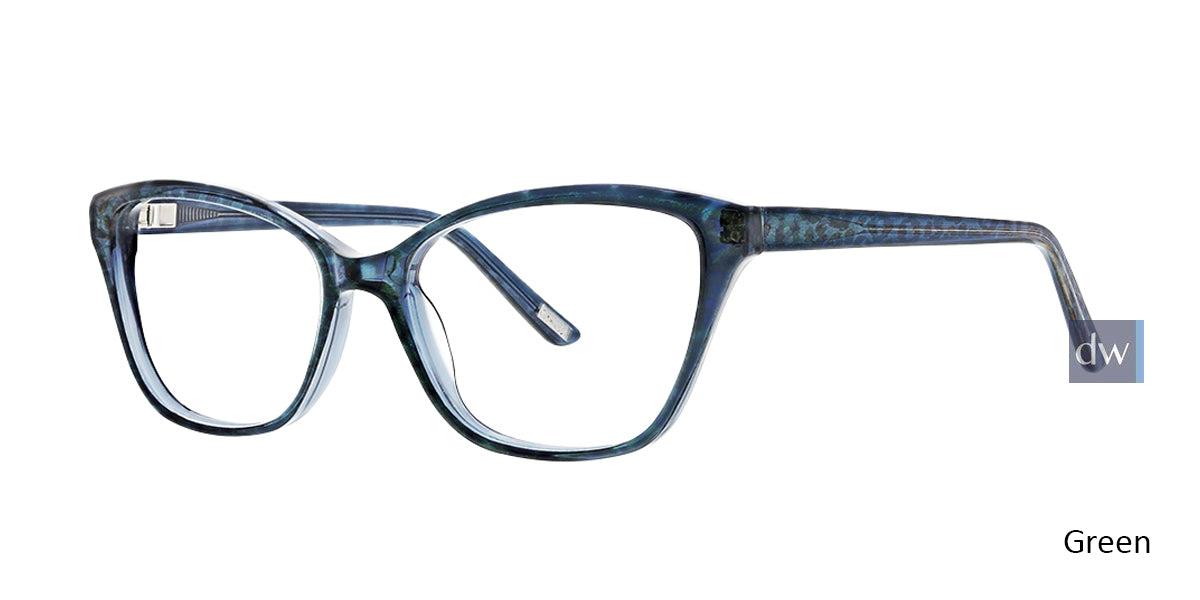 Green Xoxo Marin Eyeglasses.