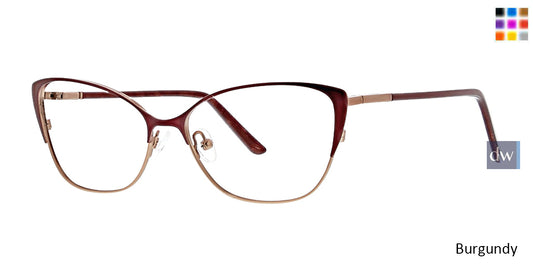 Burgundy Xoxo Resa Eyeglasses.