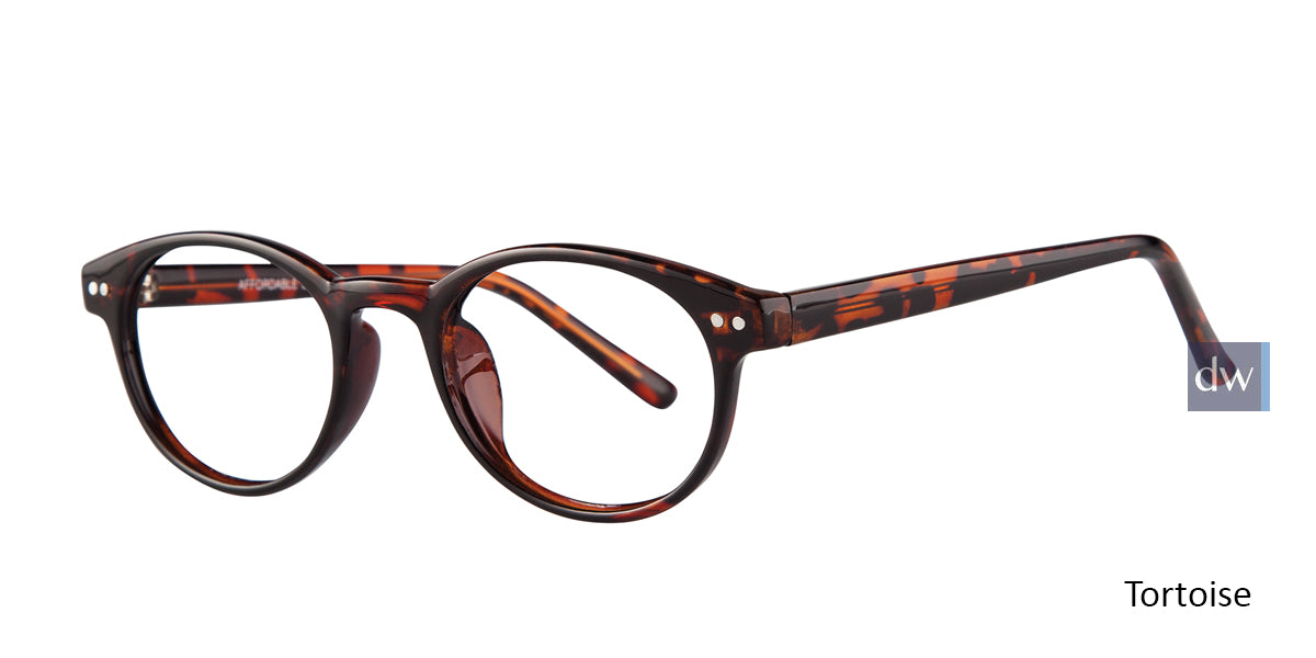 Tortoise Affordable Designs Yale Eyeglasses