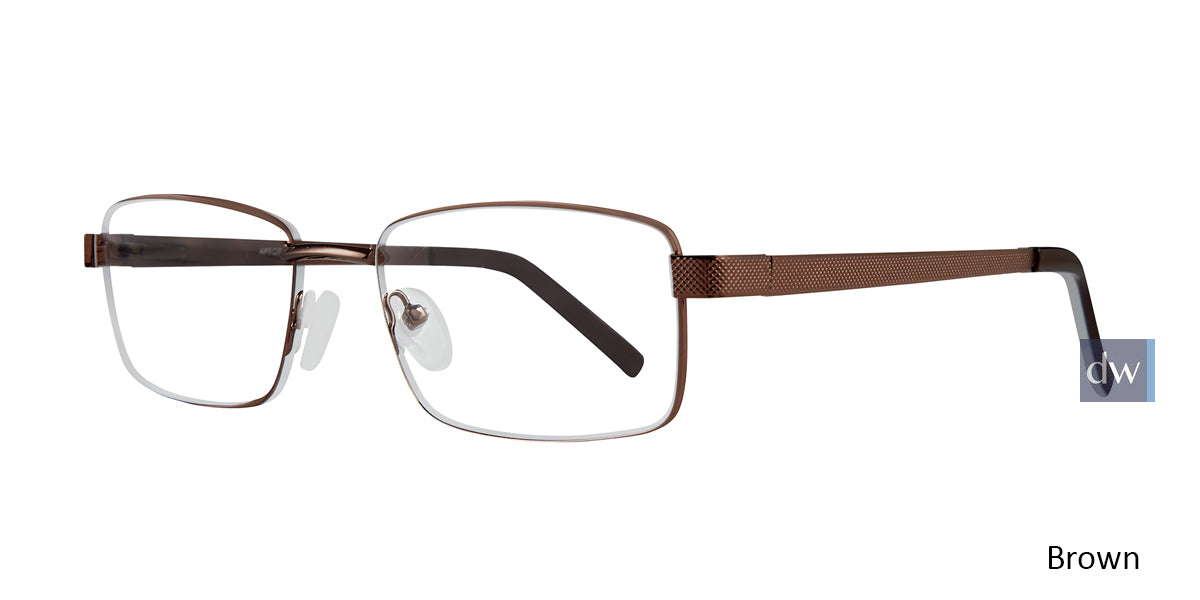 Brown Affordable Designs Yogi Eyeglasses.