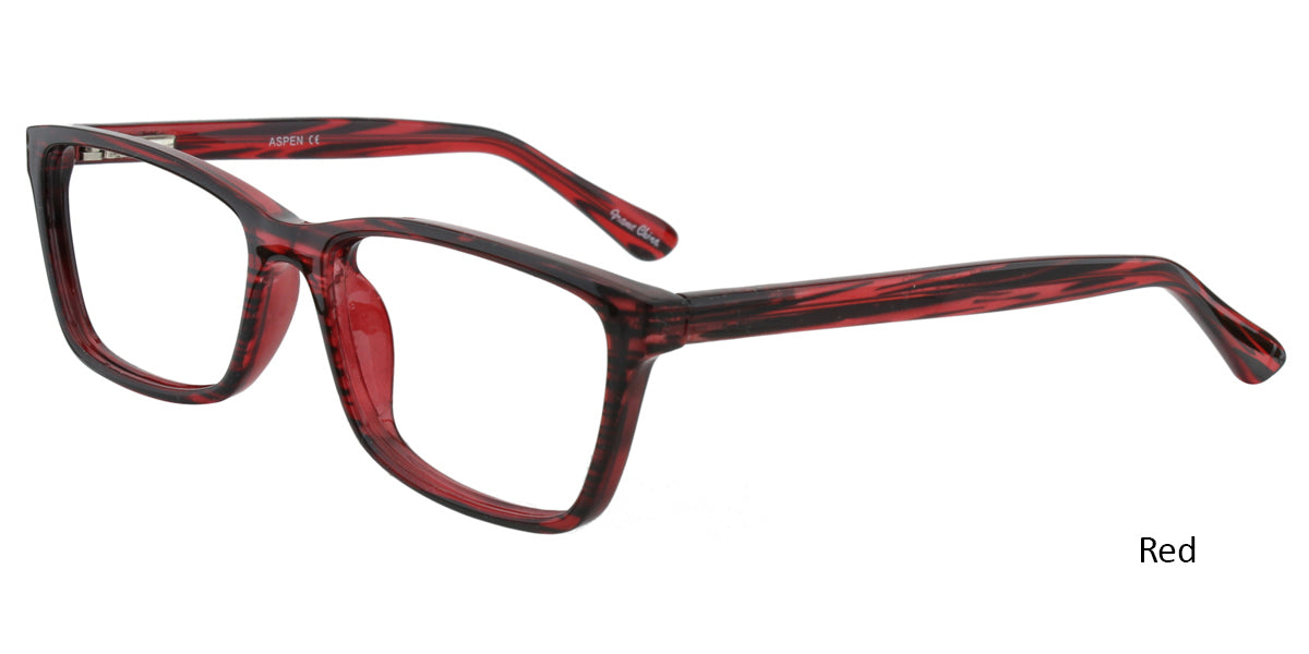 Red Limited Edition Aspen Eyeglasses