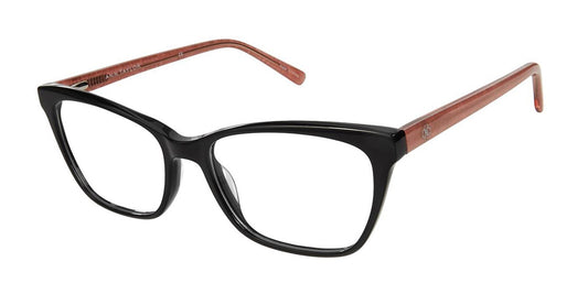 Black/Blush Ann Taylor AT333 Eyeglasses.