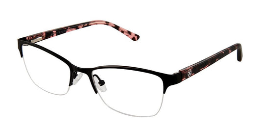 Mt Blk/Bls Trt Ann Taylor AT602 Titanium Eyeglasses.