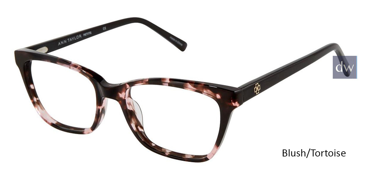 Blush/Tortoise Ann Taylor ATP814 Petite Eyeglasses.
