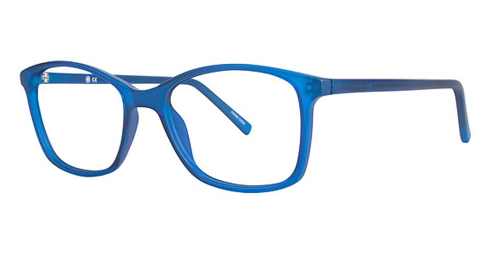 Vivid Soho 125 Soft Cat Eye Eyeglasses in Matt Blue — women's full plastic frame