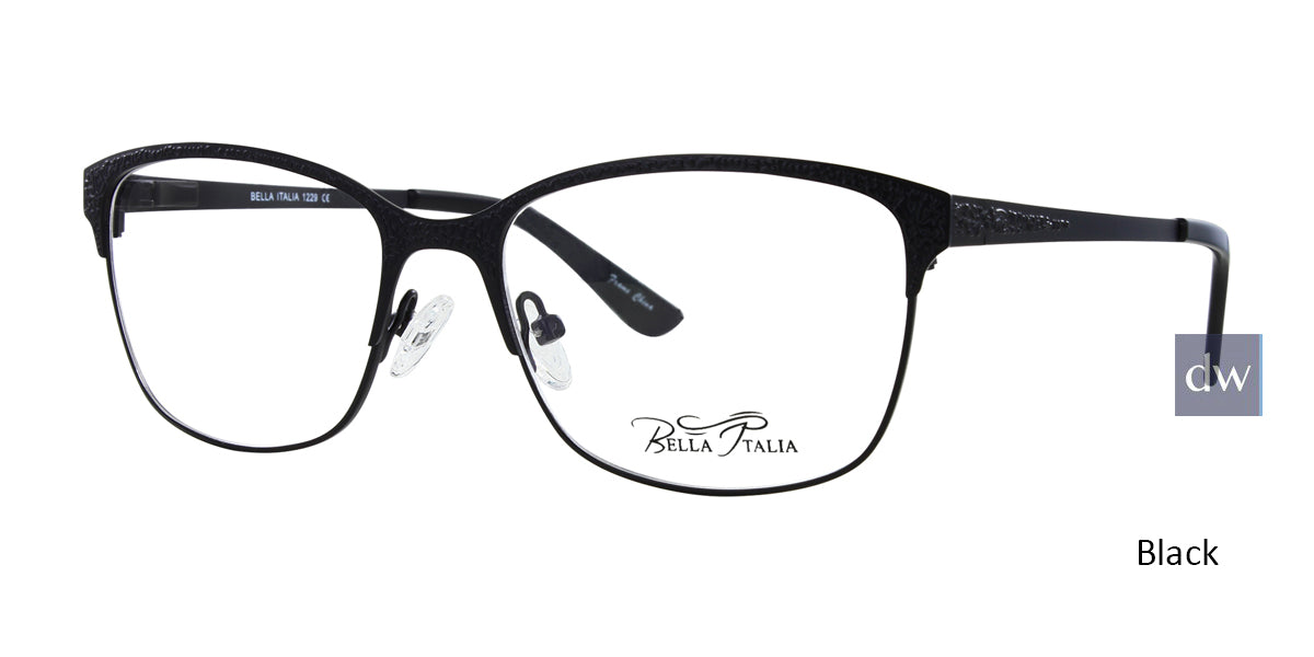 Black BELLA ITALIA 1229 Eyeglasses
