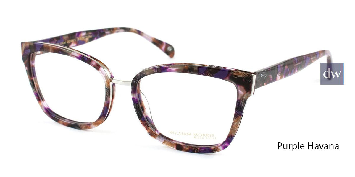 Purple Havana William Morris Black Label BL053 Eyeglasses