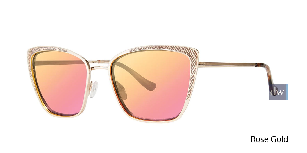 Rose Gold Kensie Book it Sunglasses